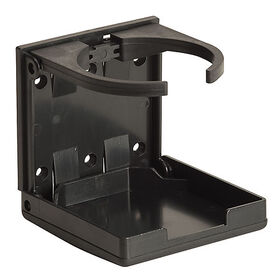 Collapsible Plastic Drink Holder, Black